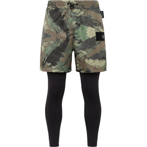 PLEIN SPORT Pantaloni da ginnastica CAMOUFLAGE