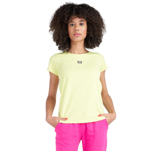 Camiseta de manga corta de mujer neón