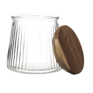 Bocal En Verre Top Acacia 65cl