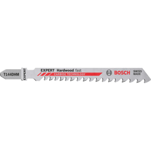 Lame de scie sauteuse BOSCH Expert pour bois dur - T 114 DHM - 100 mm - Carte de 3 - 2608900541
