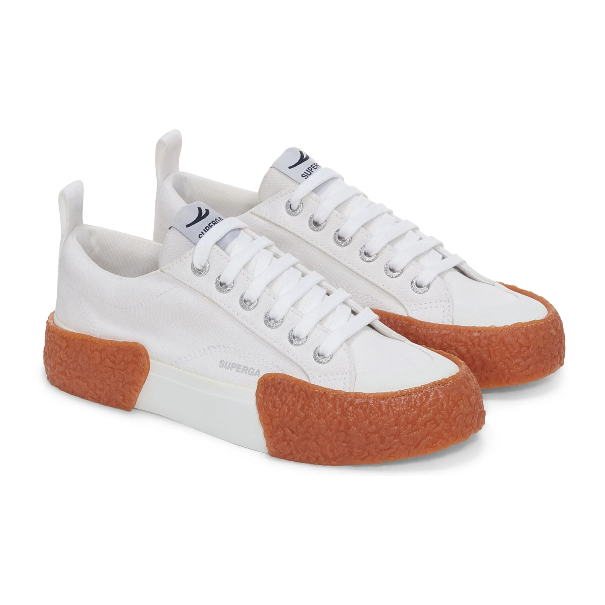 Sneakers Superga Uomo Donna Grigio 2660 Stripe Big Bumpers