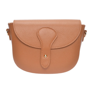Borsa a tracolla Anna Luchini Cammello