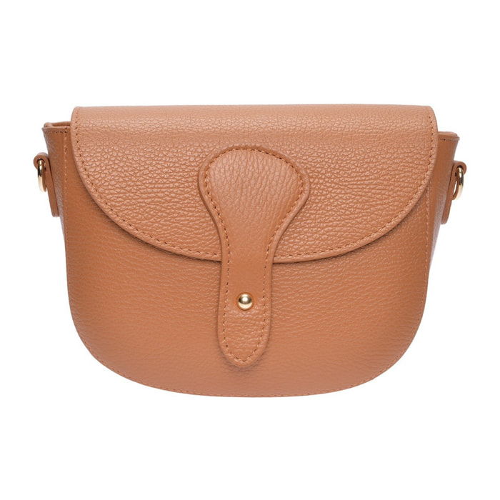 Borsa a tracolla Anna Luchini Cammello