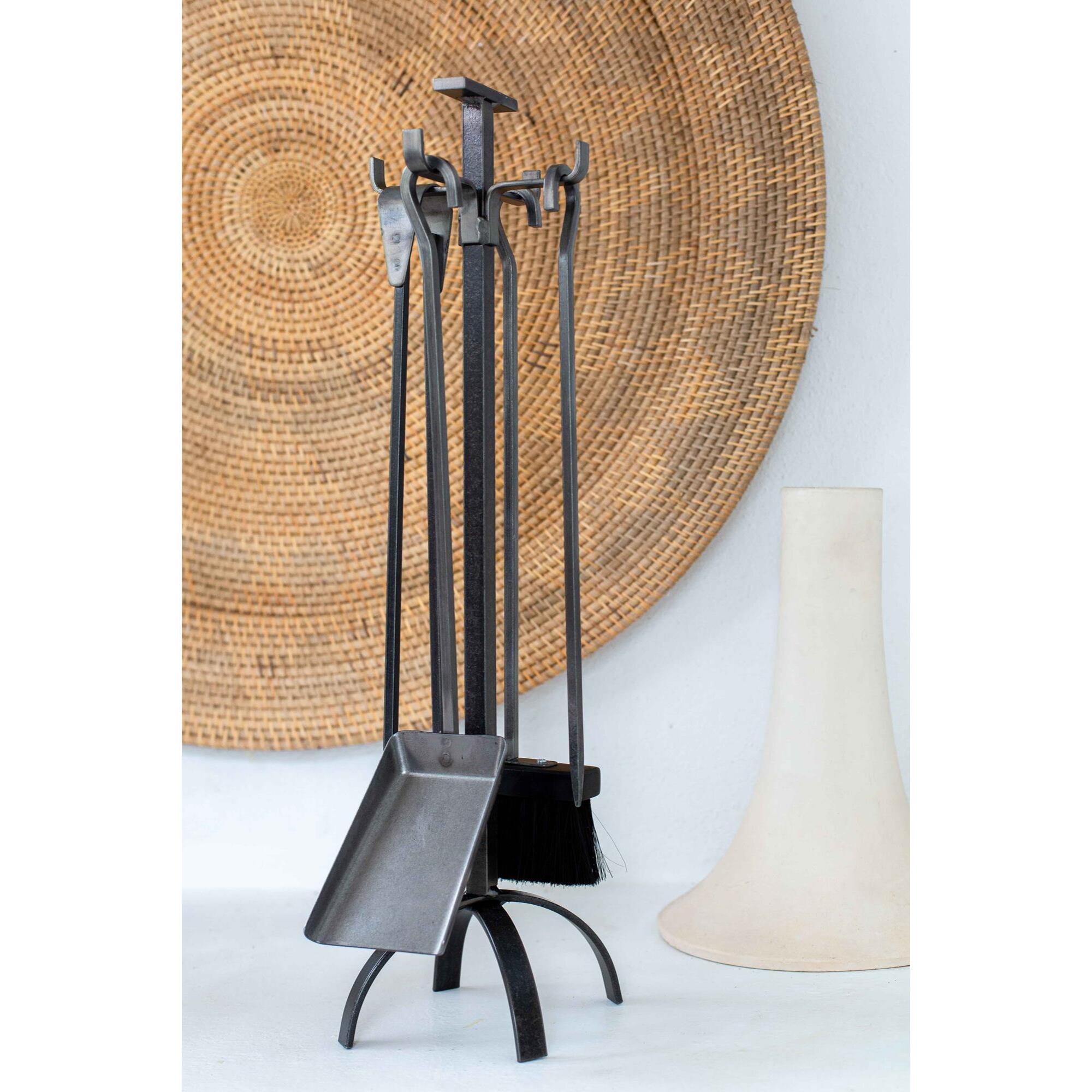 LE MARQUIER - Serviteur Original Acier Vernis Trépied