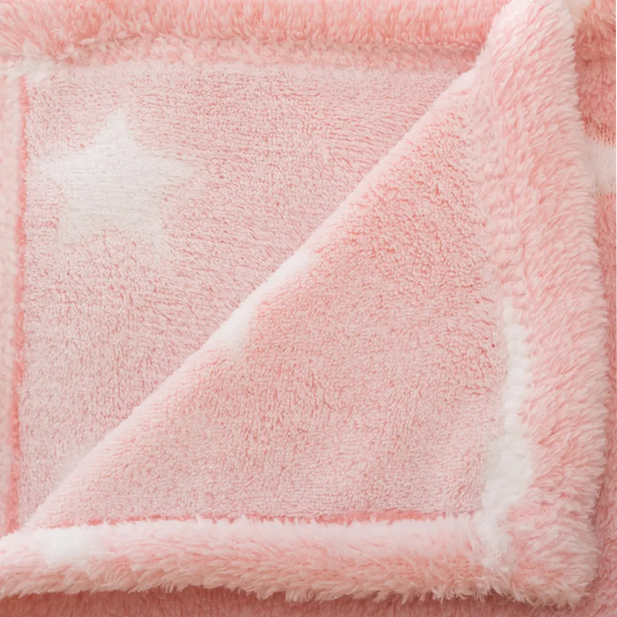 Plaid phosphorescent 125x150cm rose