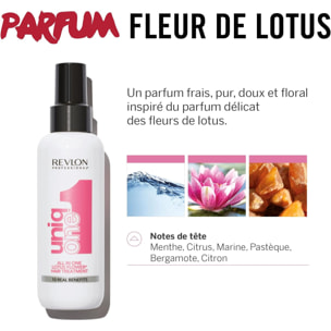 UNIQONE™ - Masque spray Sans Rinçage 10 Bienfaits Lotus 150 ml