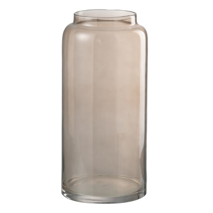J-Line vase Droit Long - verre - ambre - small - 40 cm de hauteur