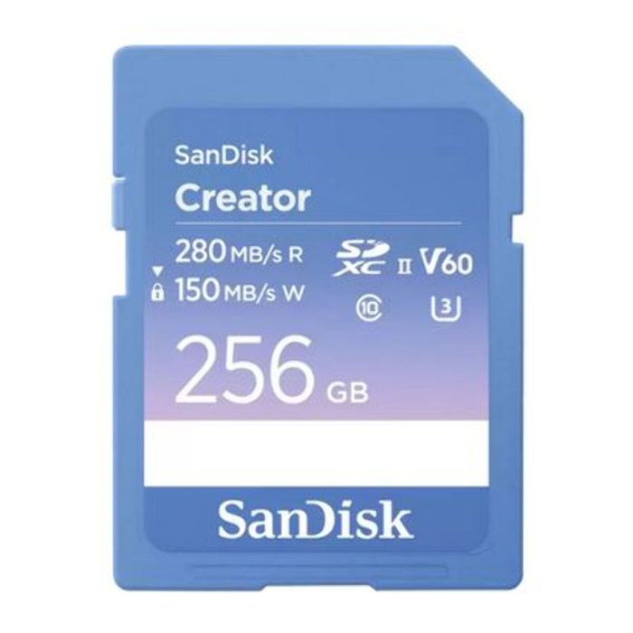 Carte Micro SD SANDISK 256Go UHS-II  Creator