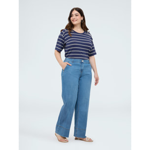 Fiorella Rubino - Jeans wide leg de tencel - Light - blue