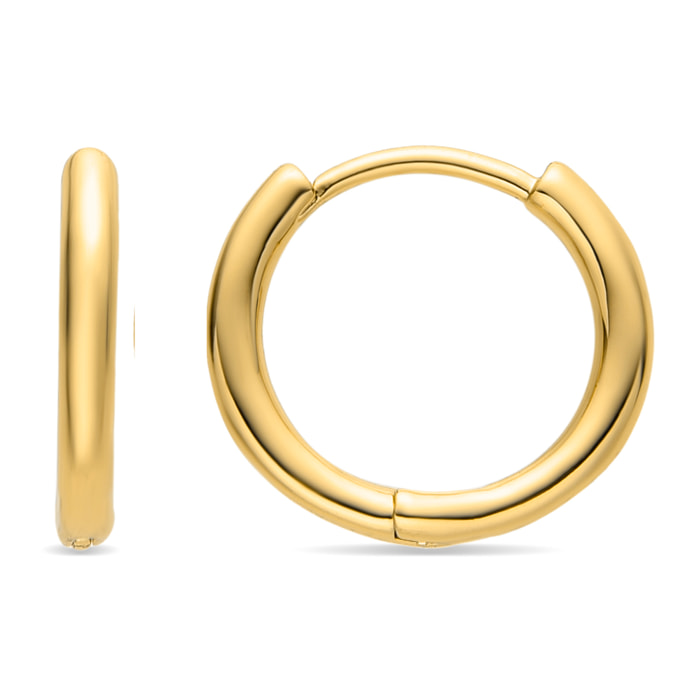 Pendientes acabado oro 18K