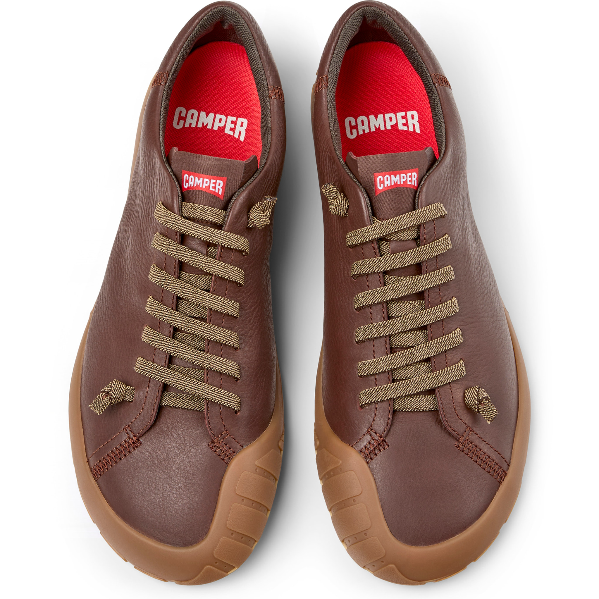 Sneakers - CAMPER Peu Path+ - Marrone - Pelle liscia