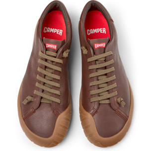 Sneakers - CAMPER Peu Path+ - Marrone - Pelle liscia