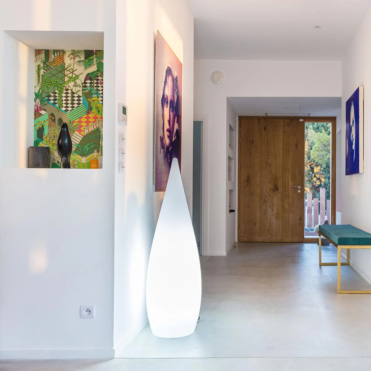 Lampadaire secteur CLASSY E27 H120CM