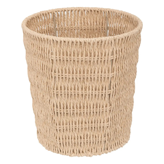 Corbeille de bureau "Kord" en papier tressé