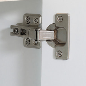 Mueble para Debajo del Lavabo con 2 Puertas Almacenamiento Interior 57x33x60 cm