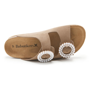 Sandalia BABUNKERS MARRON