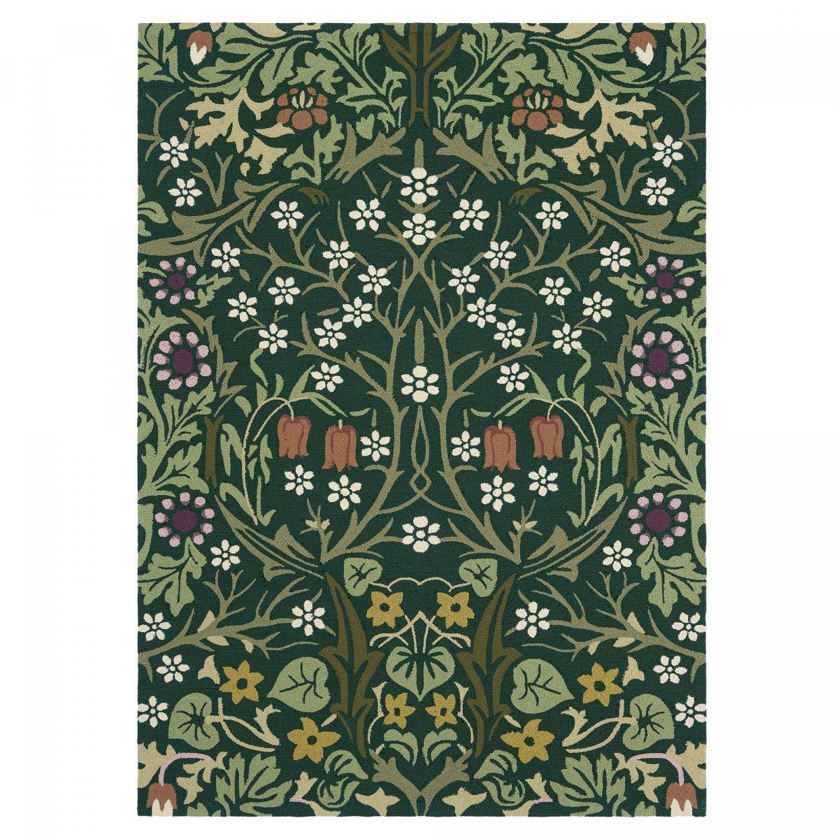 Tapis extérieur tissé kilim rectangle WAJO