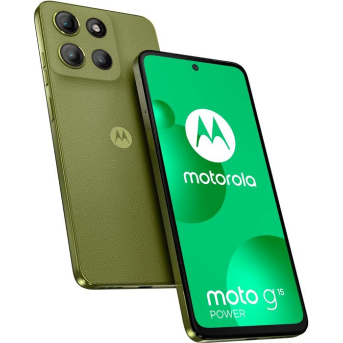 Smartphone MOTOROLA G15 Power Vert kaki 256Go