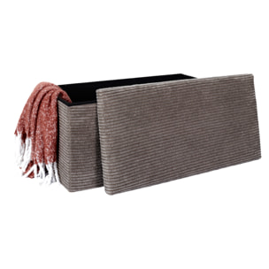 Coffre Banc Pliable Cotele Scott Taupe