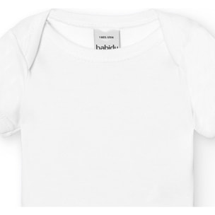 Body bebé manga corta bambú americano