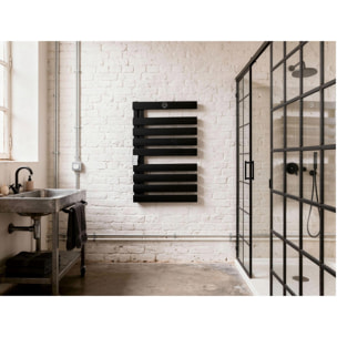 Sèche-serviettes mural aluminium display LED et WiFi 500W