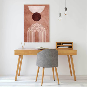 Tableau organique arche rose  Toile imprimée