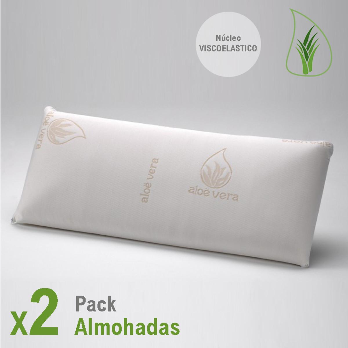 PACK OFERTA 2 Almohadas Viscoelastica Aloe Vera Fresh Nordic-Home