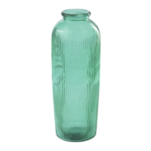 J-Line Vase Ligné - verre - vert émeraude