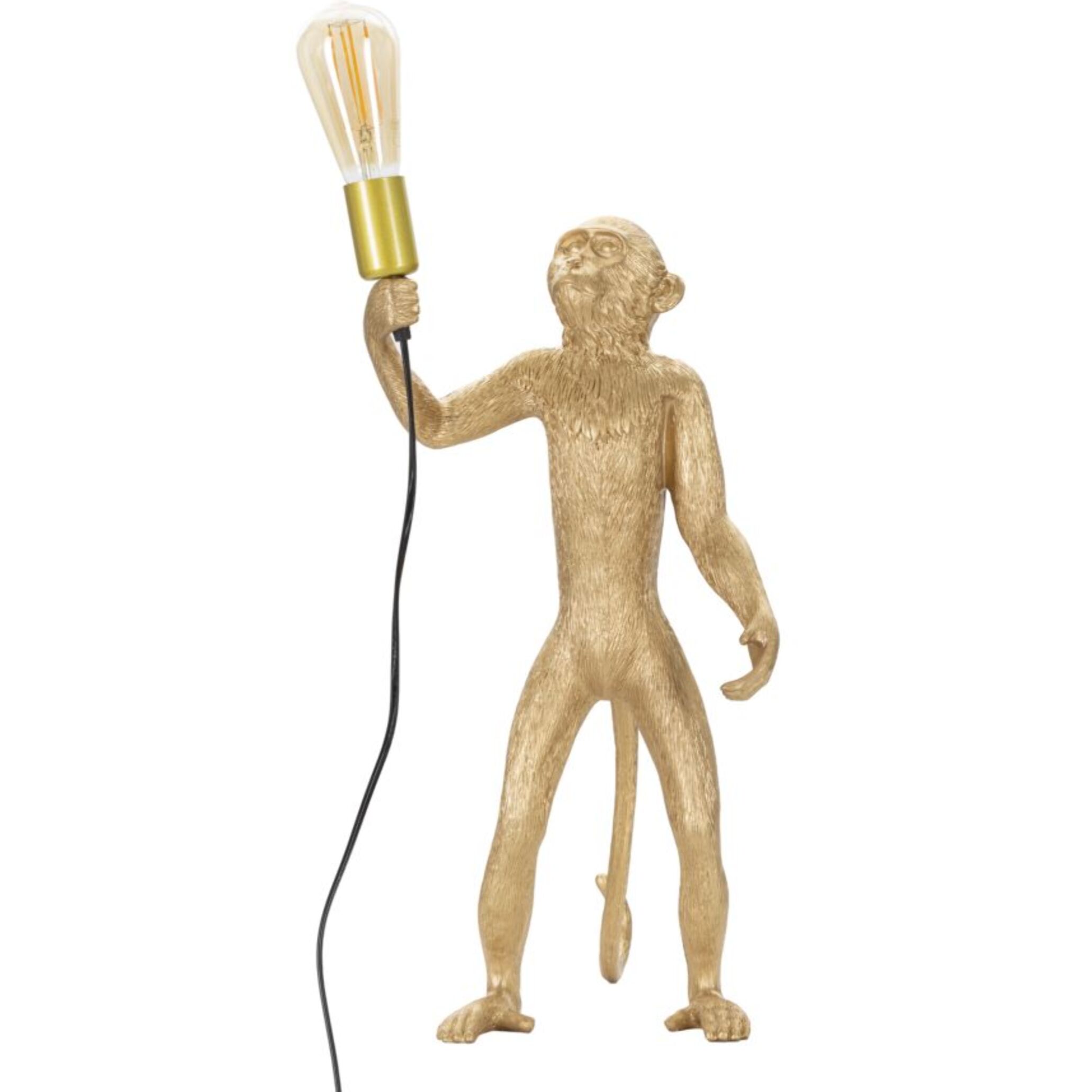 LAMPADA DA TAVOLO MONKEY ORO CM Ø 26X34X55