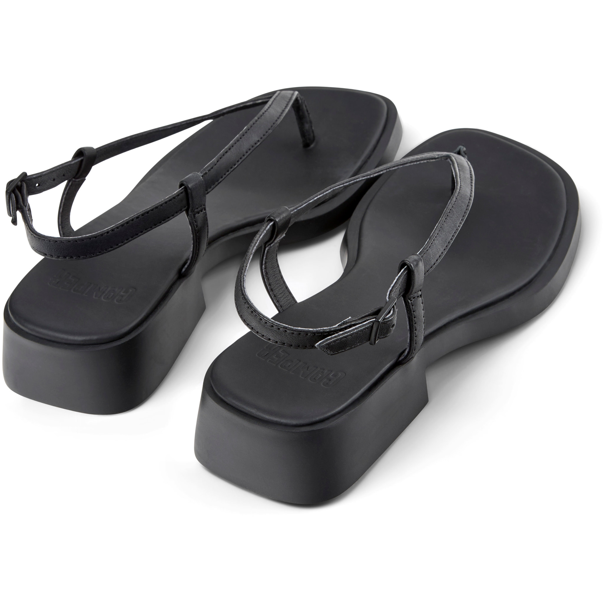Sandalias - CAMPER Dana - Negro - Cuero liso