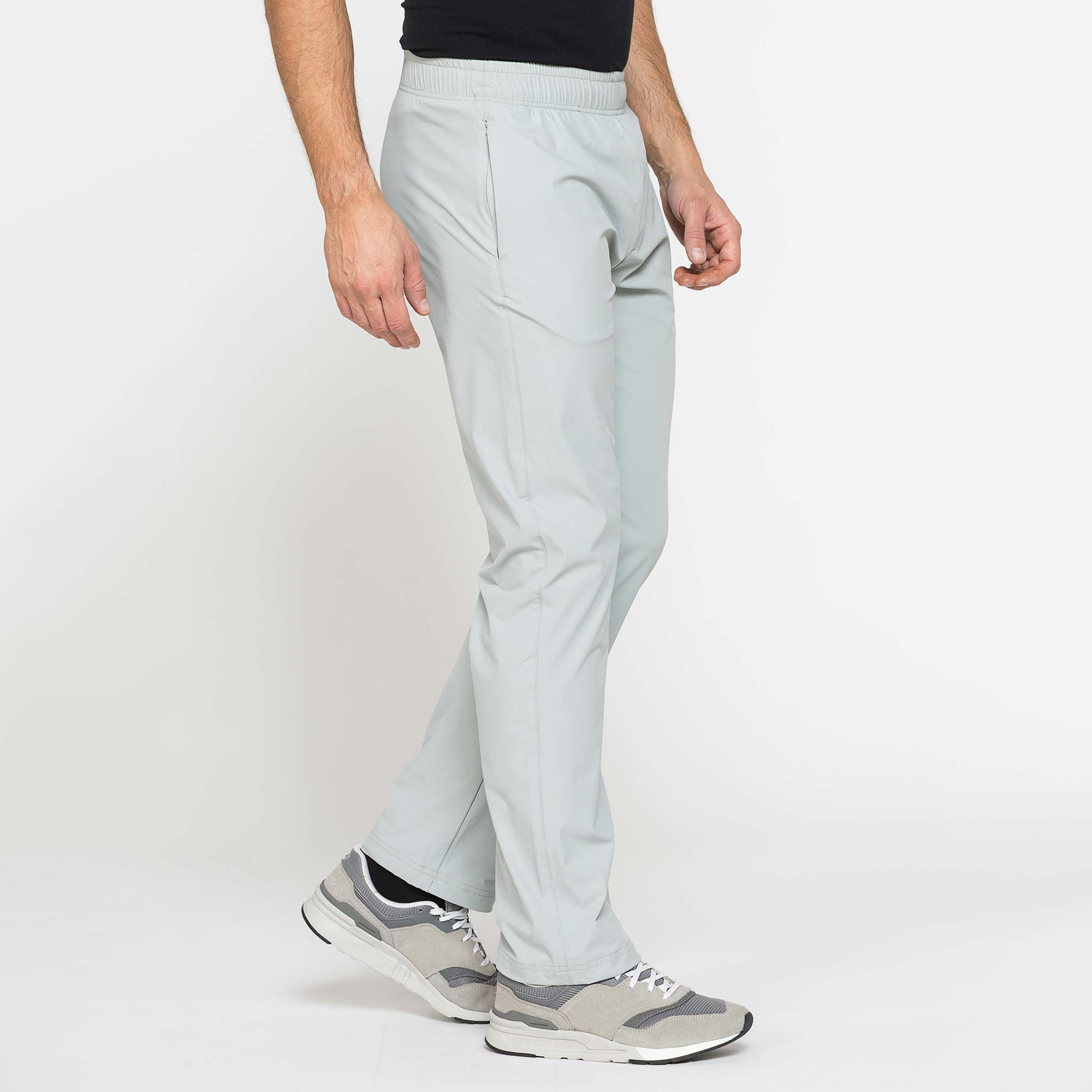 PANTALONI JOGGER DA UOMO IN TESSUTO TECNICO NO STIRO