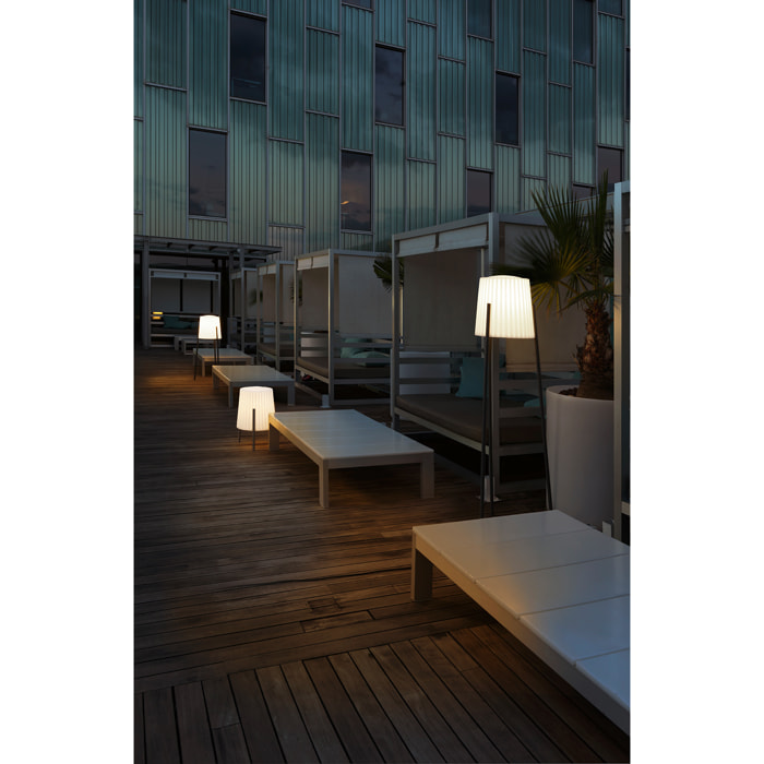 LEDS·C4 Sobremesa Chillout Ip65 Barcino E27 15W Gris Urbano 595Lm