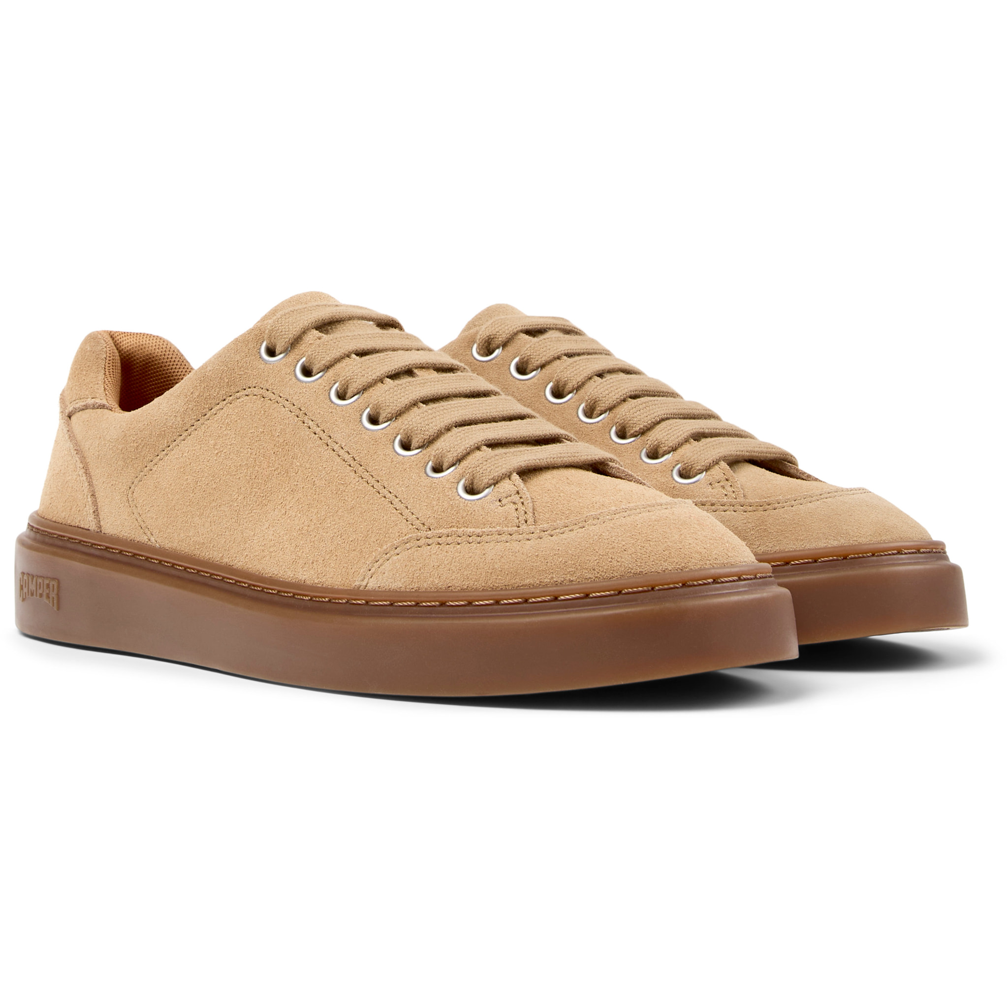 Sneakers - CAMPER Runner Twentyfive - Marrone - Pelle scamosciata