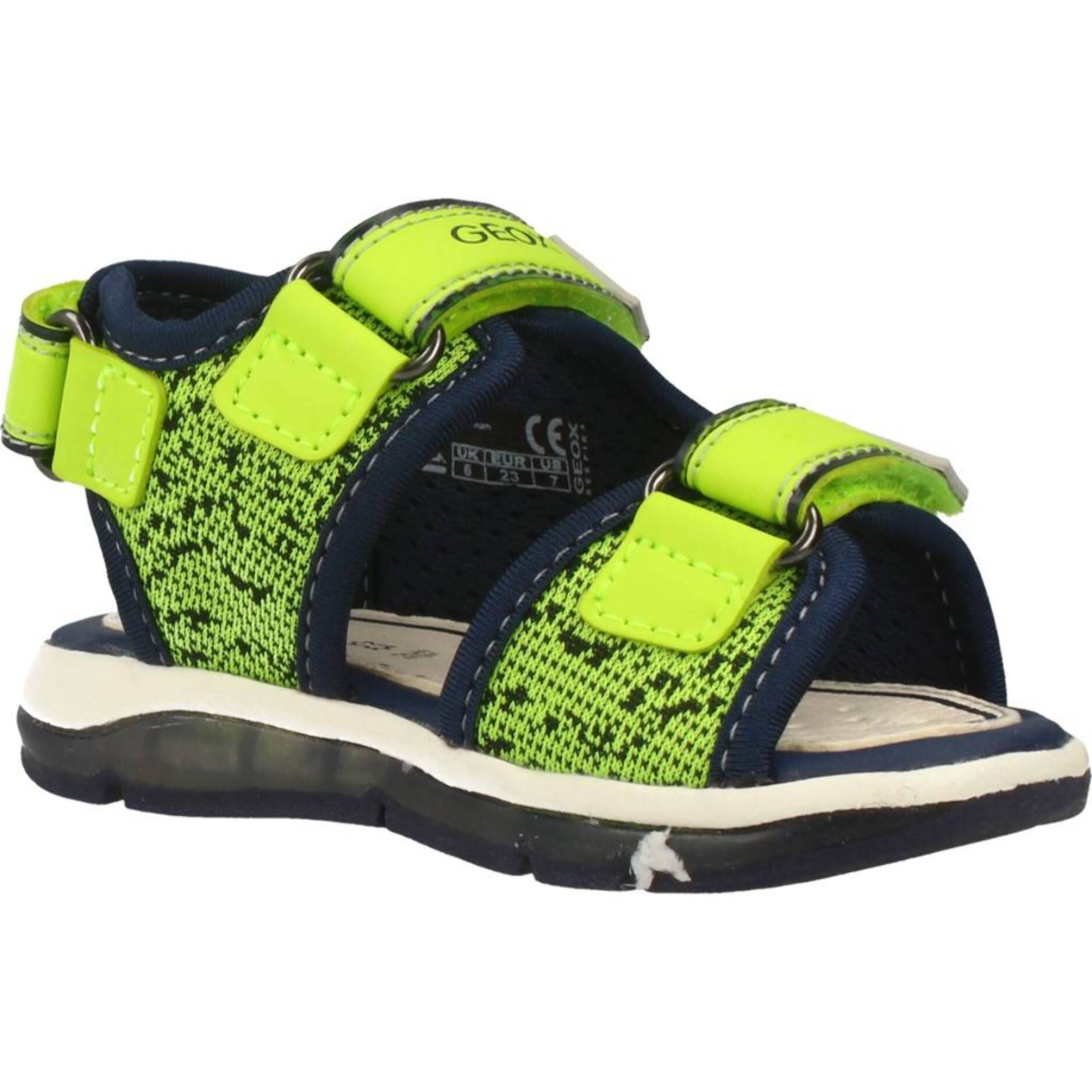 Sandalias Niño de la marca GEOX  modelo B SANDAL TODO BOY AMARILLO