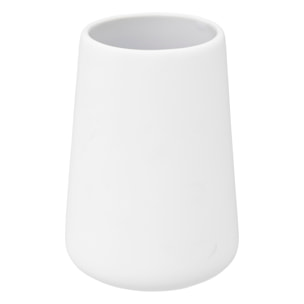 Vaso de cerámica "Colorama" algodón blanco