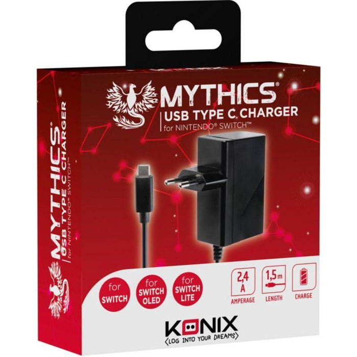 Chargeur KONIX KX MY SW 5V USB C CHARGER