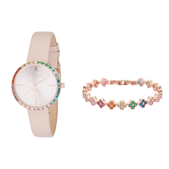 Cofanetto orologio e gioiello U.S. Polo Assn.