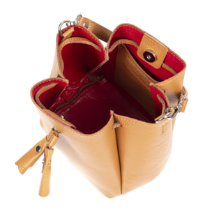 Idea Bolso de mano Mujer. Piel auténtica Dollaro.