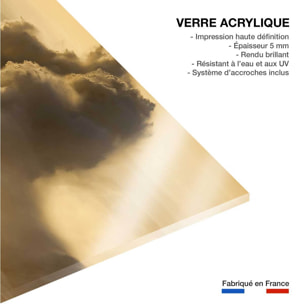 Tableau tempete en mer enbata sur socoa  Tableau plexiglas