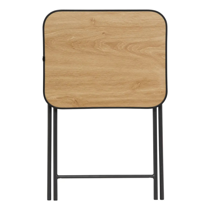 Table pliante 4 places Flexy Plus 48x38cm noir