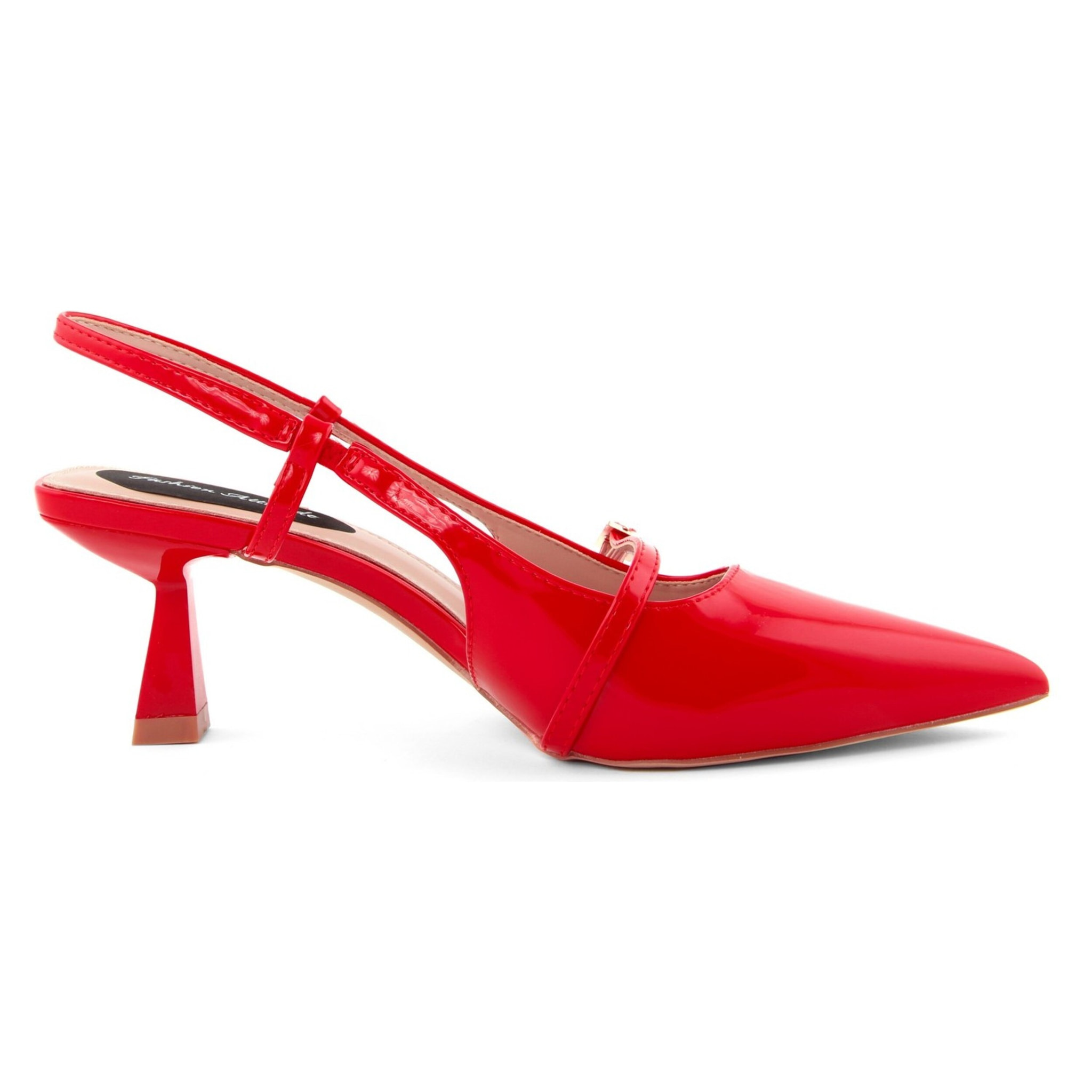 Slingback Donna colore Rosso-Altezza tacco:7,5cm