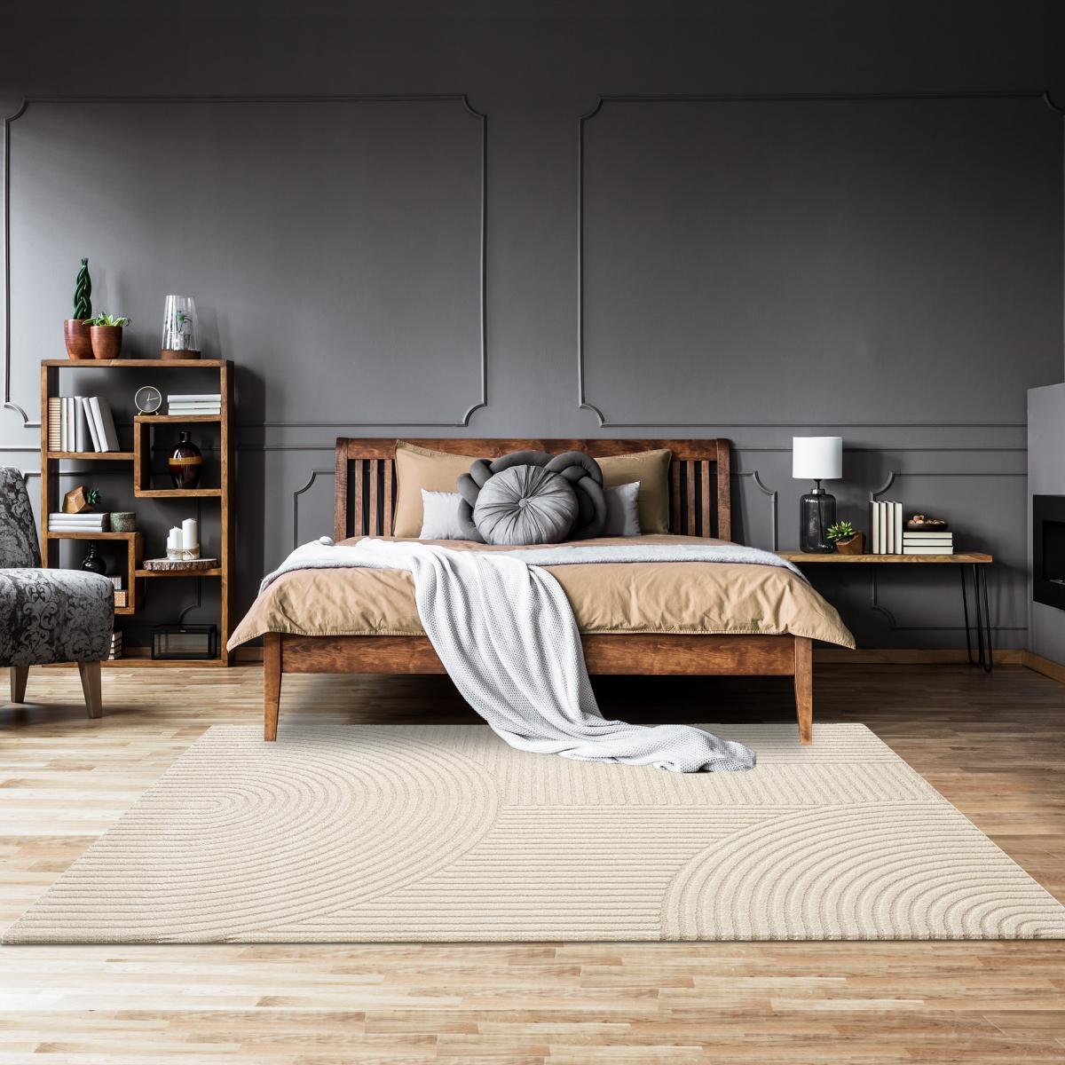 Tapis moderne Vibu motif simple et tendance