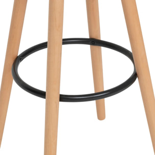 Tabouret de bar "Maxon" blanc H92,5cm