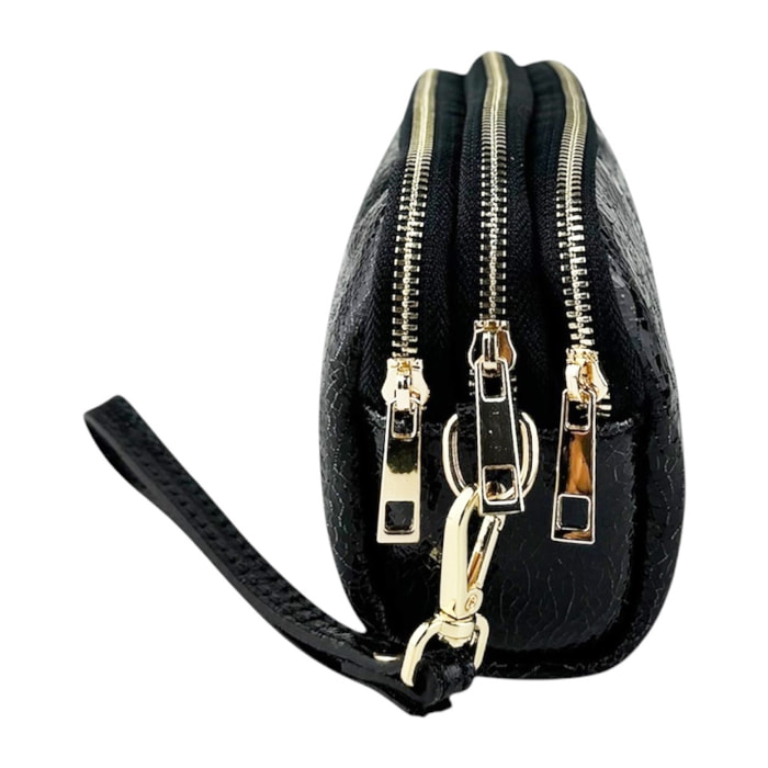 Pochette Cheval Firenze Saint Moritz Naplak Nero