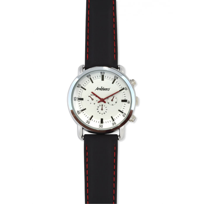 Reloj Arabians HBA2258N Hombre Analogico Cuarzo con Correa de Silicona