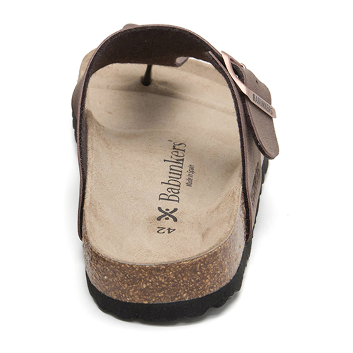 SANDALIA BABUNKERS MARRON