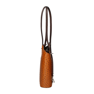 Zaino da donna in vera pelle - Modello Charlotte - 28.0 x 25.0 x 9.0 cm