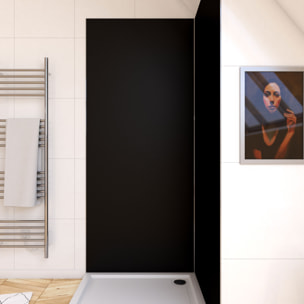 Panneau Mural Finition Aluminium Noir 90 x 210 cm - WALL'IT NOIR