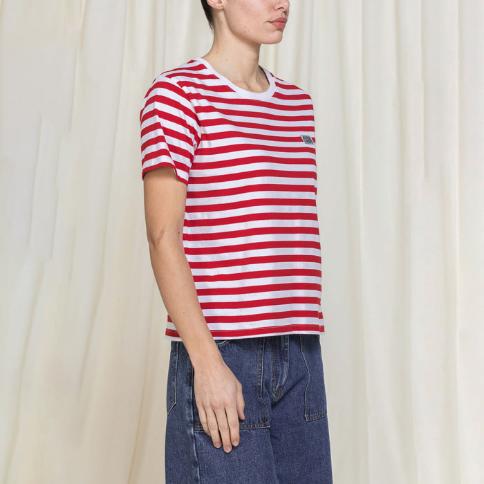 T-SHIRT REPLICA BLUE AGE CON GIROCOLLO COMFORT FIT