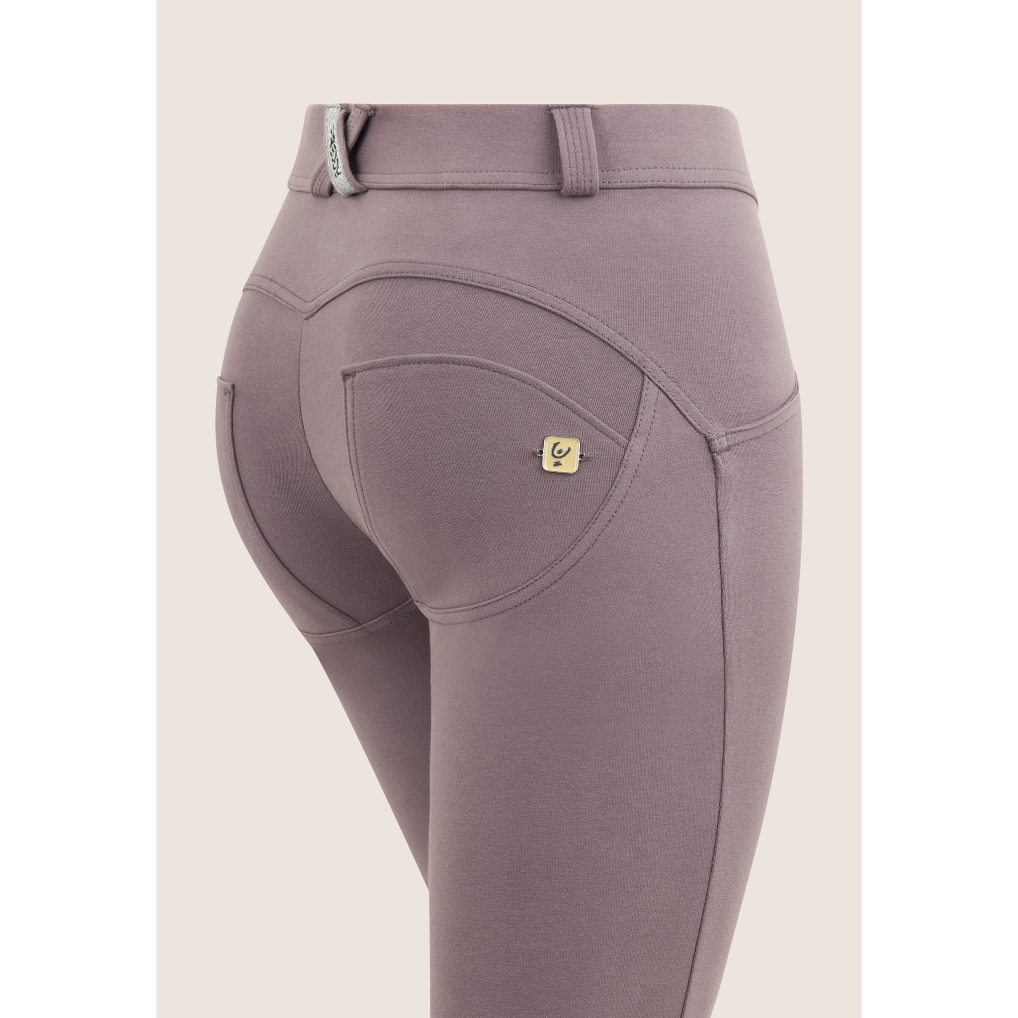 Pantaloni push up WR.UP® skinny cotone organico vita regular